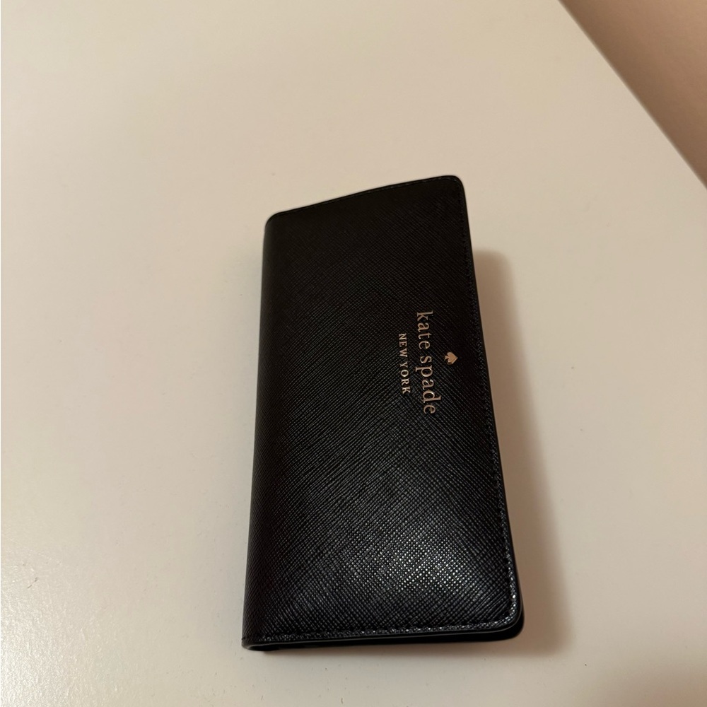 Kate Spade Black Leather Clutch